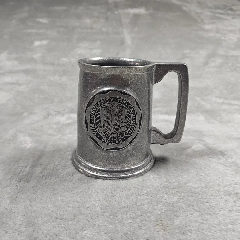 Vintage UCLA Mug Unisex Silver Pewter University of California Seal Crest Stein